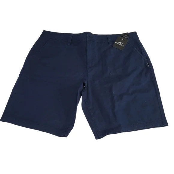 NWT O'neill  Jaxson Stretch Chino Men's Shorts Size 40 Standard Fit Blue - Picture 2 of 10